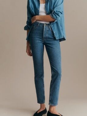 Sézane Brut Sexy Jeans – Denim Blue – Size 34